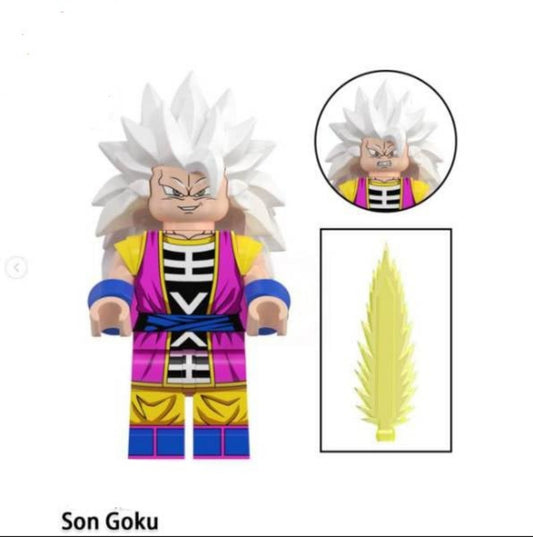 Zeno Goku (Super Saiyan Zeni) / Dragon Ball Super LEGO compatible minifigure