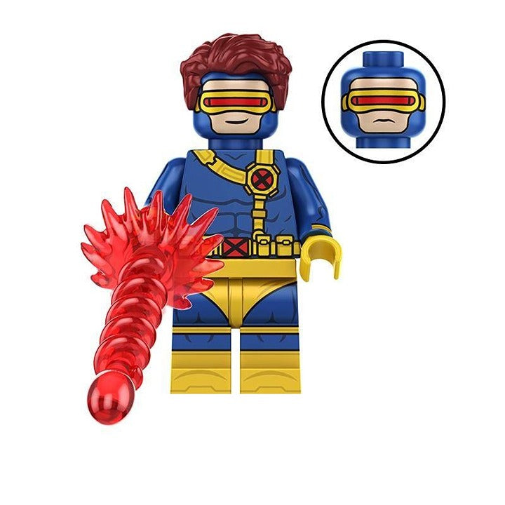 Cyclops X-Men 97 with Optic Blast / Minifigure / LEGO Compatible