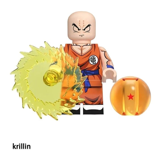 Krillin / Destructo Disc / Dragon Ball / Minifigure / LEGO Compatible