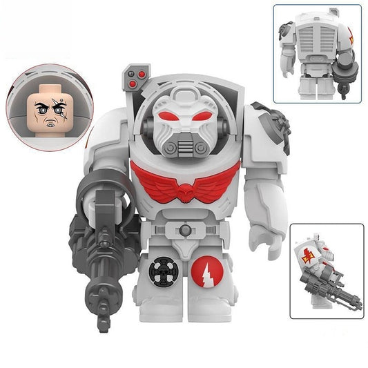 WS Space Marine / White / Tabletop LEGO compatible minifigure