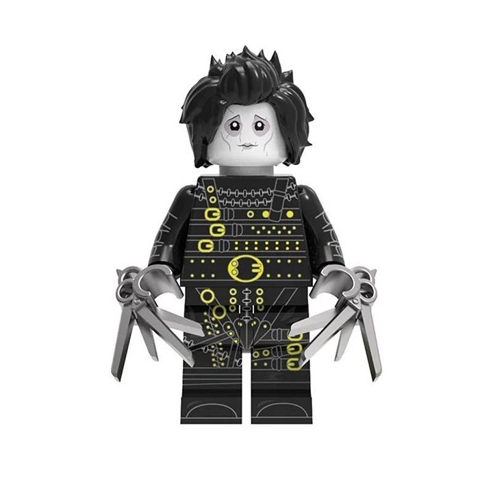Edward Scissorhands / Black Suit / Scissors LEGO compatible minifigure