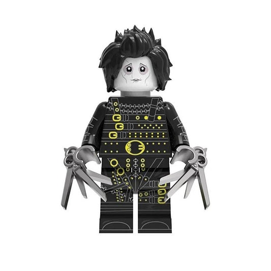Edward Scissorhands / Black Suit / Scissors LEGO compatible minifigure