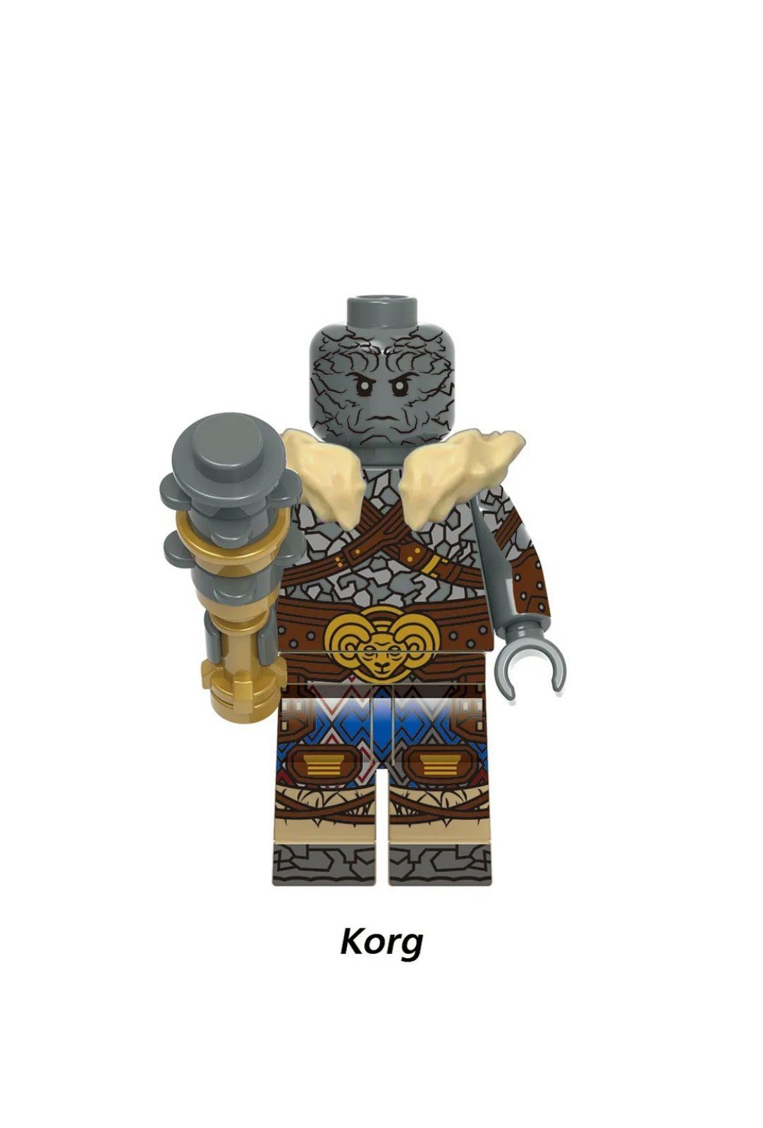 Battle Korg / Thor / Marvel LEGO compatible minifigure